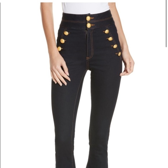 ❌SOLD❌Veronica Beard DALIDA DOUBLE SKINNY FLARE DENIM in indigo New with Tags! - Picture 5 of 16
